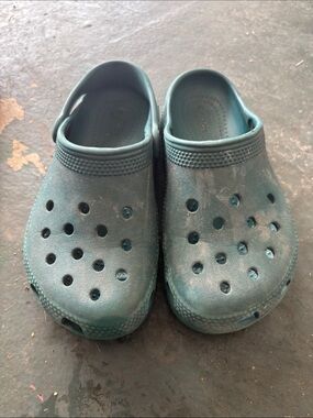 Kids Slip-On Clog in Teal Green